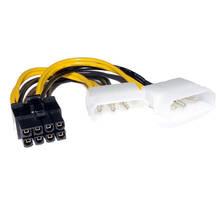 Двойной кабель-преобразователь Molex LP4 4 Pin к 8 Pin PCI-E Express 2024 - купить недорого