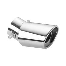 Universal Car Exhaust Muffler Tip Round Stainless Steel Exhaust Tail MufflerProtective Noise Reduction Decorative Durable 2024 - buy cheap