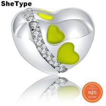 a Infinity Love Heart 2.0g Beads for Women Mother Jewelry Making Charm 925 Solid Sterling Silver 2024 - buy cheap