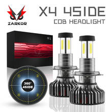 Zarkor h7 led canbus автомобильная лампа 30000lm 120 Вт автомобильный головной светильник 6500 к 12В 24В турбо светодиодный супер авто противотуманный светильник 2024 - купить недорого