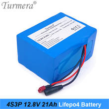 Turmera 12.8V 21Ah 4S3P 32700 Lifepo4 Battery T Plug with 40A Balanced BMS for Electric Boat and Uninterrupted Power Supply  12V 2024 - buy cheap