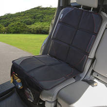 Автомобильные сиденья с сумкой для хранения, подходит для весны и лета, защитное автомобильное сиденье для детских сидений, Кожаные чехлы, сверхмощный защитный коврик, сиденье 2024 - купить недорого