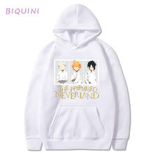 Janpanese Anime The Promised Neverland Hoodie Anime Emma Norman Ray Graphic Sweatshirt Unisex Pullover Women Toppies 2024 - buy cheap