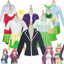 The Quintessential Quintuplets Anime Miku Nakano Ichika Nino Cosplay Costume Nakano Yotsuba Suit School Uniform Men Women 2024 - buy cheap