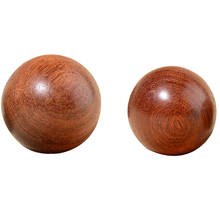 Bola de madeira para exercício de relaxamento, massagem para o dedo, bola chinesa para massagem e relaxamento 2024 - compre barato
