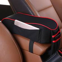 The New Stylish Universal Soft Car Vehicle Central Armrest Box Cover Pad Heighten Cushion with Pockets wear-resistant 2024 - buy cheap