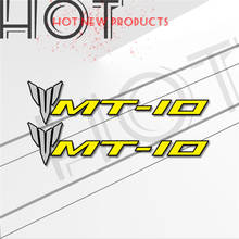 Светоотражающие наклейки для мотоцикла, шлема, топливного бака, водонепроницаемая наклейка с логотипом для Yamaha MT-10 mt10 mt 10 2024 - купить недорого