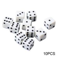 10pcs Dice Gambling Game Standard Dices Six Sided Opaque Square 2024 - buy cheap