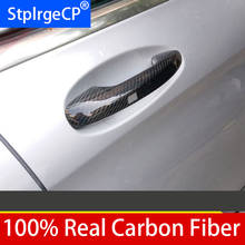 Manija de puerta exterior para coche, cubierta de fibra de carbono 100% para Mercedes Benz Clase E, W213, 2016, 2017, 2018 2024 - compra barato