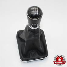 Perilla de caja con Bota de cuero para coche, accesorio para VW Golf 7, A7, MK7, TDI, Variant 2013, 2014, 2015, 2016, 2017, 6 velocidades 2024 - compra barato