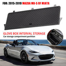 Guantera organizadora de consola central de coche, caja de guantes de almacenamiento de plástico ABS para Mazda, MX-5, RF, MIATA 2019, accesorios para coche 2024 - compra barato