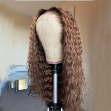 Подчеркивающие кудрявые 13х6 кружевные передние человеческие волосы парики с детскими волосами 8-26 дюймов бразильские волосы отбеленные узлы LIN MAN 2024 - купить недорого