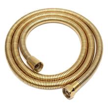 1.5m Gold Shower Head Hose Long spiral type Flexible Stainless Steel Bathroom Water Tube Showerhead Pipes Tube Plumbing Hoses 2024 - buy cheap