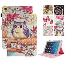 Owl Tower Case Etui For iPad 9.7 2017 9.7 2018 Cover for iPad Air 2 Air 1 Case 5 6 5th 6th Gen Funda Coque For IPAD 8 6 5 Caqa 2024 - buy cheap