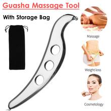 304 Stainless Steel Gua Sha Massager Tool Gouache Scraper physiotherapy Therapy Loose Muscle Meridian Massage Back Scratcher 2024 - buy cheap