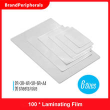 80mic Thermal Laminating Film Pouches PET Clear Sheet Photo Paper Document Picture Lamination for Laminating Machine Laminator 2024 - buy cheap