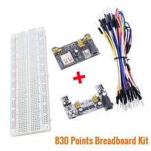Breadboard Power Module For Arduino DIY Kit Raspberry Pi 830 Points Solderless Prototype Bread Board Kit Jumper Wires Cables 2024 - buy cheap