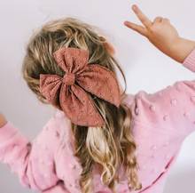 Prendedores de cabelo com laço de sailor bow, faixas de cabelo em nylon, faixas de cabelo feitas de algodão, para crianças e meninas, 28 tamanhos de 4.72 polegadas 2024 - compre barato