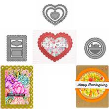 Heartshaped Circle Rectangle Die Cuts For Card Making 2020 DIY Scrapbooking Album Decoration Embossed Crafts Cards 2024 - buy cheap