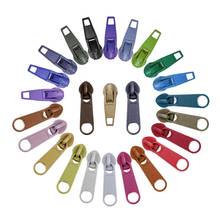 10Pcs/pack 3# Colorful High Quality Nylon Zipper Pull Slider Head For DIY Handcraft Accessories Repair Pillow Quilt Bedding Bag 2024 - buy cheap