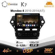 K7 Ownice 2 Din Android 10.0 Car Multimedia radio for Ford Mondeo 4 2010 - 2014 With 8 Core A75*2+A55*6 SPDIF 6G 128G 4G LTE 2024 - buy cheap