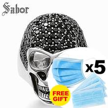 Black Skull Ring,Female silver color Rebel Good Jewerly For Men & Women,2020 Gift jewellery thomas 2024 - buy cheap