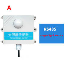 Sensor de luz de 4-20mA RS485 200000Lux, transmisor de iluminación de intensidad industrial, sensor de temperatura y humedad 2024 - compra barato