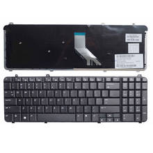 Teclado para laptop hp dv6 dv6t, novo teclado para laptop com layout preto 2024 - compre barato