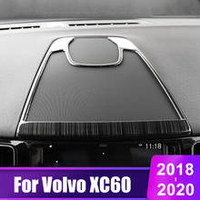Cubierta de sonido estéreo para tablero de coche Volvo, accesorios adhesivos para altavoz y altavoz, de acero inoxidable, para XC60, 2018, 2019, 2020 2024 - compra barato