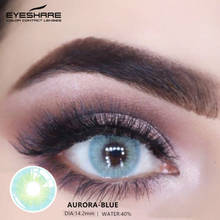 EYESHARE, 1 пара, Aurora, Европейский цвет, ed, контактные линзы, годовое использование, косметические контактные линзы, цвет глаз, бесплатная доставка 2022 - купить недорого