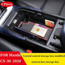 Подлокотник для автомобиля, для Mazda CX-30 CX30 2020, коробка для хранения, центральный контейнер управления, органайзер, контейнер 2024 - купить недорого