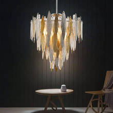 Italian creative art chandelier designer living room dining room lamp crystal glass foreign decorative light 2024 - buy cheap