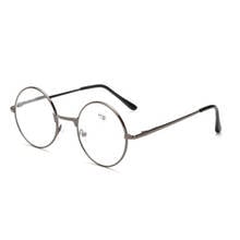 Gafas de lectura redondas de Metal para hombres y mujeres, lentes de presbicia Vintage, lupa 2024 - compra barato