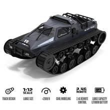 Mais novo recarregável rc tanque carro de controle remoto carro 1/12 2.4 ghz presentes brinquedo 360 ° rotativa presentes do veículo para crianças 2024 - compre barato