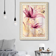 Diy 5D Diamond Painting Crystal Flower Living Room Bedroom Cross Stitch Stickers Diamond Painting Decoration 2024 - buy cheap