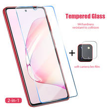 2 In 1 Camera Protectors for Samsung S10 Lite S20 FE 5G Tempered Glass for Galaxy A51 A71 5G A50S A70S Explosion-Proof Glass 2024 - buy cheap