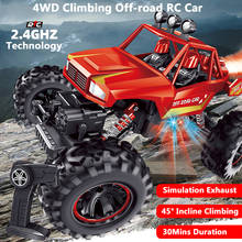Spray Alloy Remote Control Off-road Vehicle 20KM/H High-speed Bigfoot Climbing Racing 4WD 30Mins Duration Children's RC Car Toy 2024 - buy cheap
