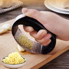 Multifunction Stainless Steel Garlic Press Grinding Grater Crush Tool Presser Curved Garlic Grinding Slicer Chopper Kitchen Tool 2024 - buy cheap