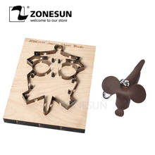 ZONESUN-Regla de hoja de acero de Japón, herramienta de troquelado, botón de paso, molde para recortar madera, para máquina de troquelado de cuero 2024 - compra barato