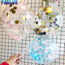 5pcs/Set 12inch Latex Balloons with Confetti Wedding Party Decorations Globos Decor Baby Shower Party Favor Decoration Supplies 2024 - buy cheap