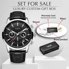LIGE мужские часы 2020 Топ бренд роскошный спортивный хронограф мужские наручные часы военные для Meski Мужские кварцевые часы Relogio Masculino 2024 - купить недорого
