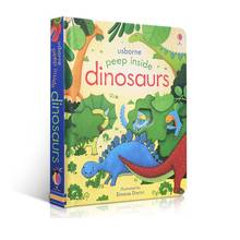 Libros de imágenes educativos originales en inglés para bebé, dinosaurios Peep Inside, el mejor regalo para niños 2024 - compra barato