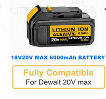 Aleaiwi-bateria original xr v, ah, ferramenta de substituição para dewalt dcb184 dcb179 dcb180 dcb200 20v 5a 18volt 20v 2024 - compre barato