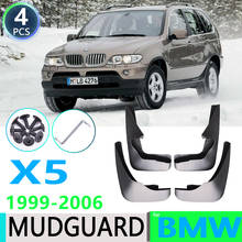 for BMW X5 E53 1999 2000 2001 2002 2003 2004 05 2006 Front Rear Car Fender Mudguard Mud Flaps Guard Splash Flap Car Accessories 2024 - buy cheap