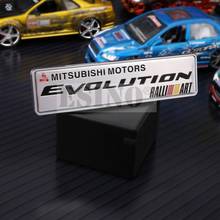 50 x New 3D ABS Car Trunk Badge Emblem Ralliart Evolution for Mitsubishi Motors  Adhesive Motocross Logo Car Styling Badge Decal 2024 - buy cheap