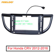 FEELDO-Adaptador de marco de Fascia para coche, 10,1 pulgadas con Panel de pantalla grande de lámpara para Honda CRV, Kit de marco de ajuste de tablero 2Din 2024 - compra barato