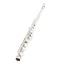 Dropship-SLADE Western Concert Silver Flute Plated 16-hole Gold C Cupro-nickel Wind Instrument with Cleaning Cloth Gloves Screwd 2024 - buy cheap