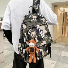 Men Backpack Sport Outdoor Bags Business Travel Laptop Bag Waterproof Nylon Large Capacity Camouflage Schoolbag Mochila New 2024 - buy cheap