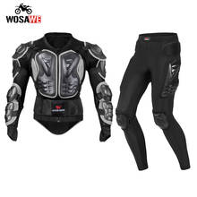 WOSAWE мотоциклетная бронированная куртка, защитная броня для всего тела для мотокросса, спортивная защита для хип-хопа, защита для груди и спины 2024 - купить недорого