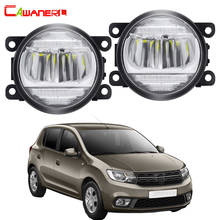 2in1 Fog Light Assembly Daytime Running Light For Dacia Sandero Hatchback 2008-2015 Car Front Bumper LED Fog Lamp DRL H11 12V 2024 - buy cheap